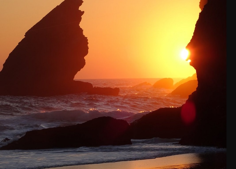 Пляж Praia da Adraga в Португалии