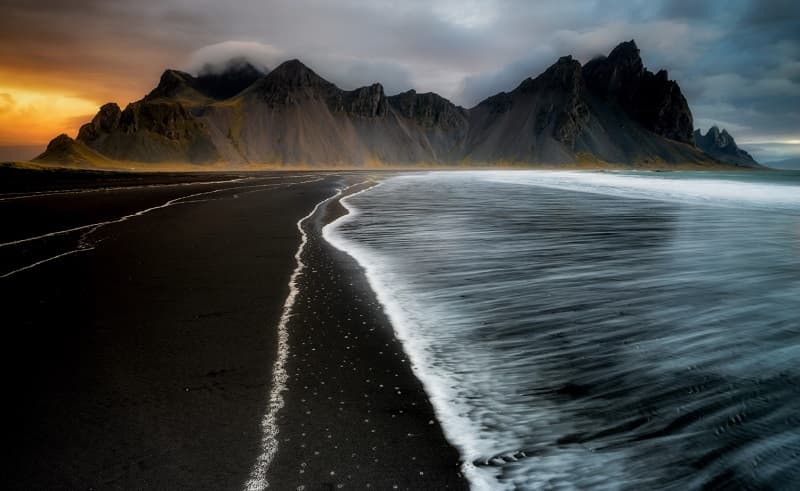 Пляж reynisfjara beach