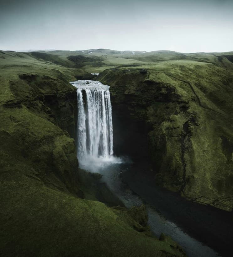 Водопад Skogafoss