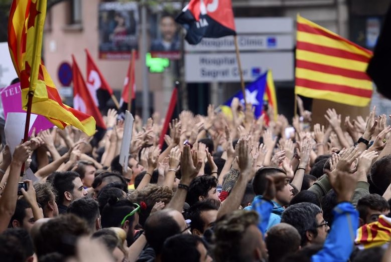 Каталония протест