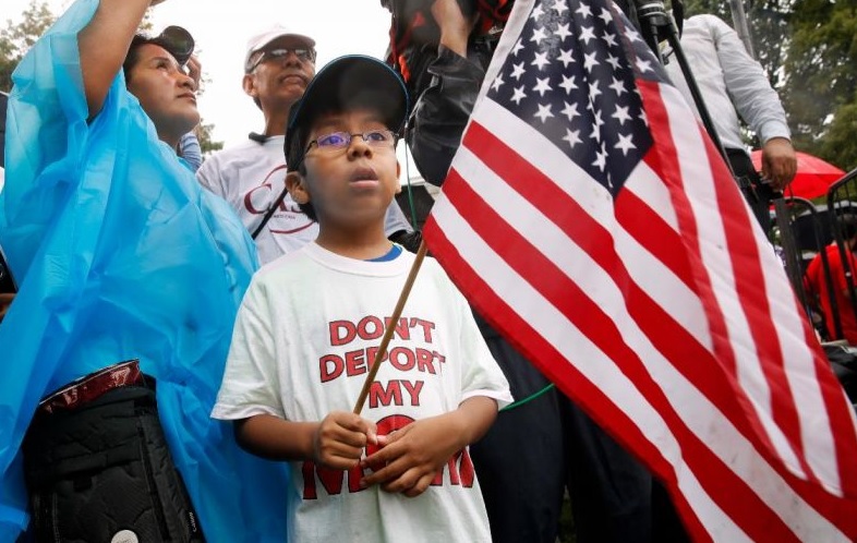протест мечтателей DACA в США