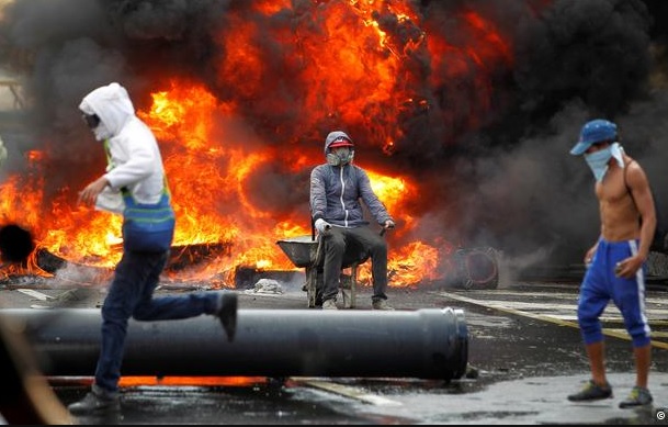 протесты в Венесуэле