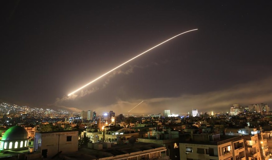 обстрел Дамаска ракетами США