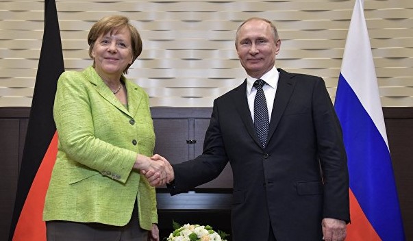 Меркель и Путин обговорили ряд вопросов