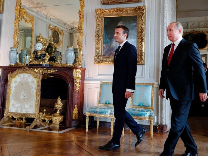 Путин и Макрон