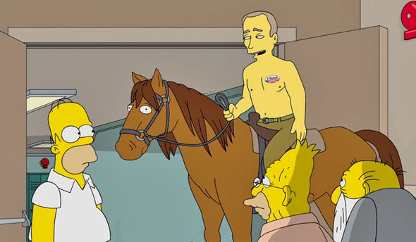 Путин в Симсонах про Трампа