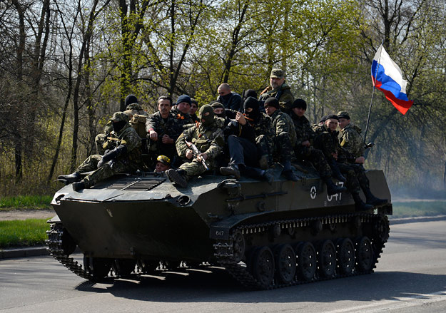Российские боевики покинули Славянск