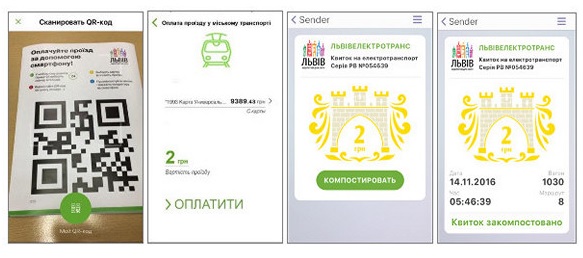 Электронным билет в общественном транспорте