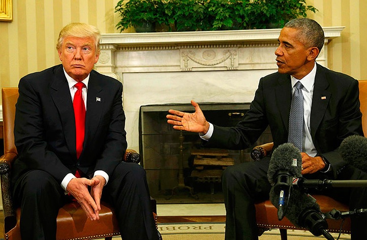 Обама и Трамп
