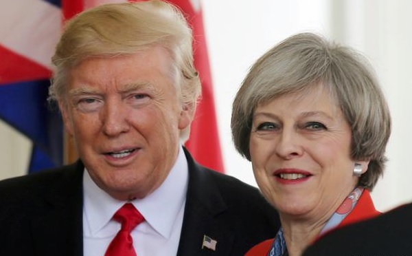 Дональд Трамп и Тереза Мэй