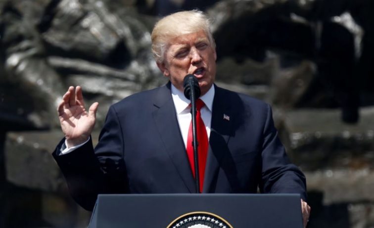 Дональд Трамп в Польше