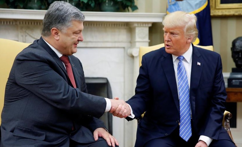 Порошенко и Дональд Трамп