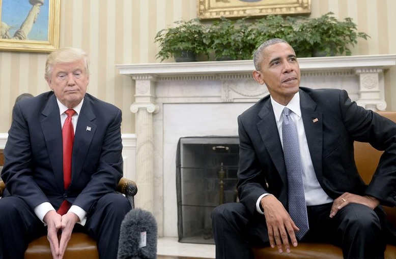 Трамп и Обама