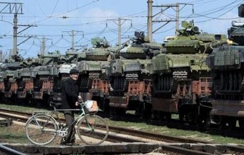 Танки России на Донбасс