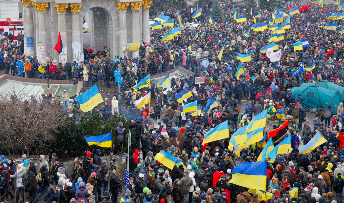 протесты в Украине