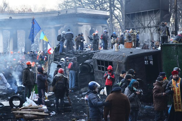 Протесты на майдане продолжаются