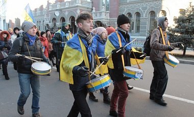 Митинг студентов против беспредела милиции