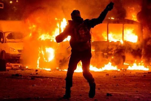 протесты в Украине